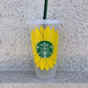 Sunflower Starbucks Cup